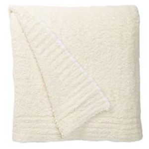 BNWT Barefoot dreams Cozy chic throw - cream 2020